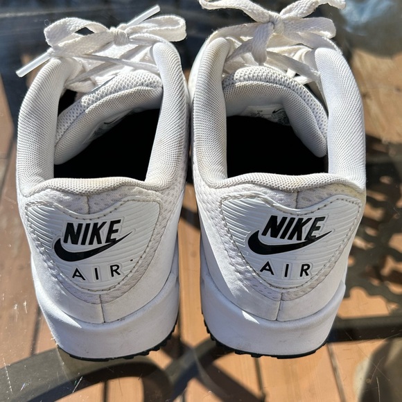Air Max 90 G Spikeless Golf Shoe - White/Black - Picture 7 of 8
